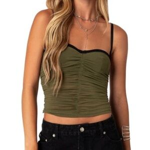 Edikted Moira Bra Mesh Top